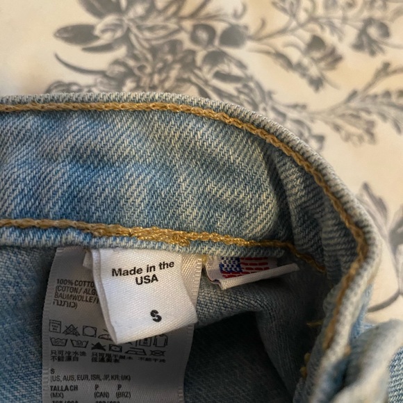 American Apparel Light Blue Denim Circle Skirt - Picture 4 of 4